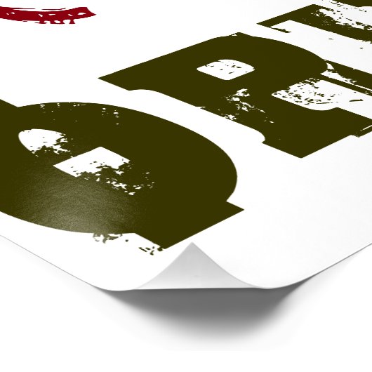 Poster "Avis de vérification défavorable" (Coin)