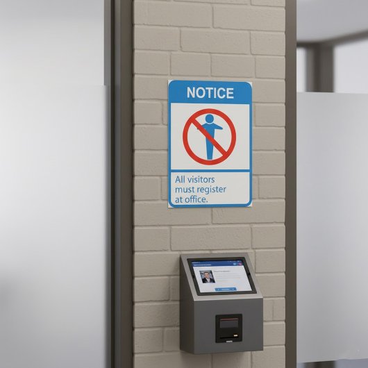 Poster Avis Tous Les Visiteurs