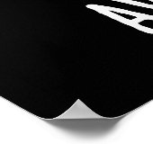 Poster Avoca-orteils Drôle Avocado Puns Dark BG (Coin)