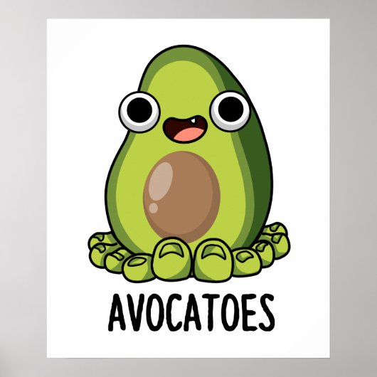 Poster Avoca-toes Blagues drôles sur l'avocat (Devant)