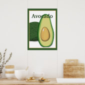 Poster Avocado 20x28 (Cuisine)