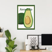 Poster Avocado 20x28 (Bureau à domicile)
