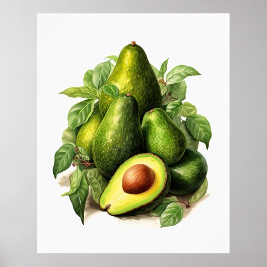 Poster AVOCADO imprimable (Devant)