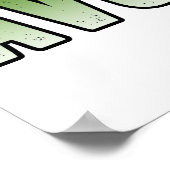 Poster Avocado, j'adore l'avocat (Coin)