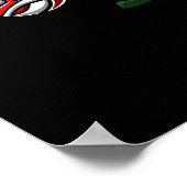 Poster Avocado Vegan Fitness Cardio Exercice (Coin)