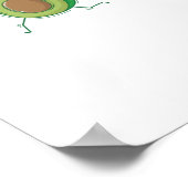 Poster Avocados beim Sport (Coin)