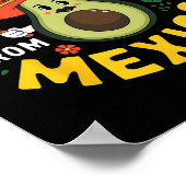 Poster Avocados Du Mexique Cinco De Mayo Fiesta Mexicaine (Coin)