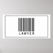 Poster Avocat Barcode (Devant)