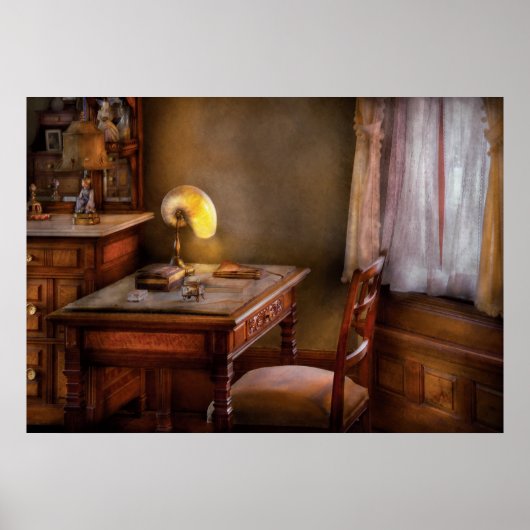 Poster Avocat - Bureau d'un avocat (Devant)