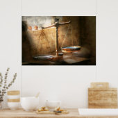 Poster Avocat - Échelle - Droit équilibré (Cuisine)