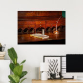Poster Avocat - La loi écrite (Bureau à domicile)
