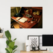 Poster Avocat - Le bureau d'un gentleman (Bureau à domicile)