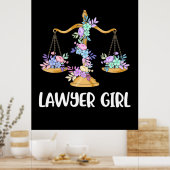 Poster Avocate fille (Cuisine)