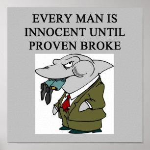 Poster avocats d'une manière amusante/conception de