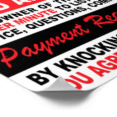 POSTER AVOCATS, HEURTOIRS ET TOUT NON INVITÉ (Coin)