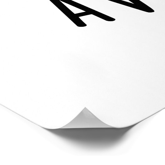 Poster Avocatto Cute Avocado chat pun (Coin)