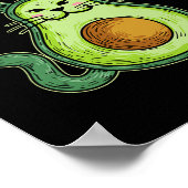 Poster Avogato - Drôle Cinco De Mayo Avocado Cat (Coin)