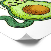 Poster Avogato - Funny Cinco de Mayo Avocado Cat (Coin)