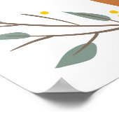 Poster Avoir du courage - Décor de pépinière (Coin)