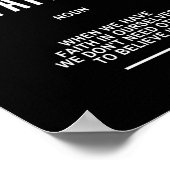 Poster Avoir FOI Citation Inspirationnelle (Coin)