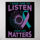 Poster Avoir Le Temps D'Écouter Le Conseiller De Sensibil (Devant)