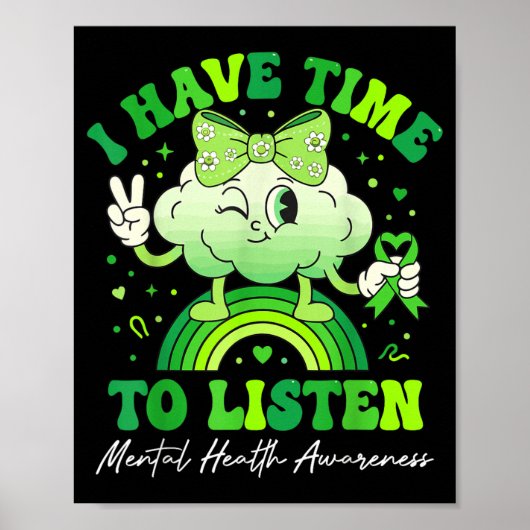 Poster Avoir le temps d'écouter Sensibilisation à la sant (Devant)