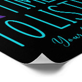 Poster Avoir Le Temps D'Écouter Sensibilisation Au Suicid (Coin)