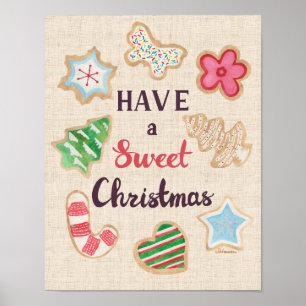 Poster Avoir un Joyeux Noël Art Imprimé