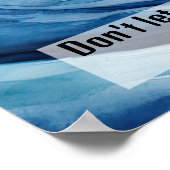 Poster « Avoir une baleine de temps » expression idiomati (Coin)