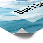 Poster « Avoir une baleine d'un temps » expression idioma (Coin)