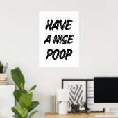 Poster Avoir une belle caca (Bureau à domicile)