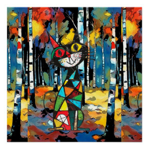 Poster Avoir Une Journée Abstraite Kinda