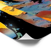 Poster Avoir Une Journée Abstraite Kinda (Coin)