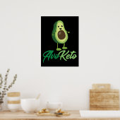 Poster Avoketo - Funny Keto Avocado (Cuisine)