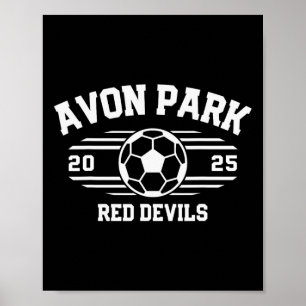 Poster Avon Park Red Devils Soccer Byll 2025