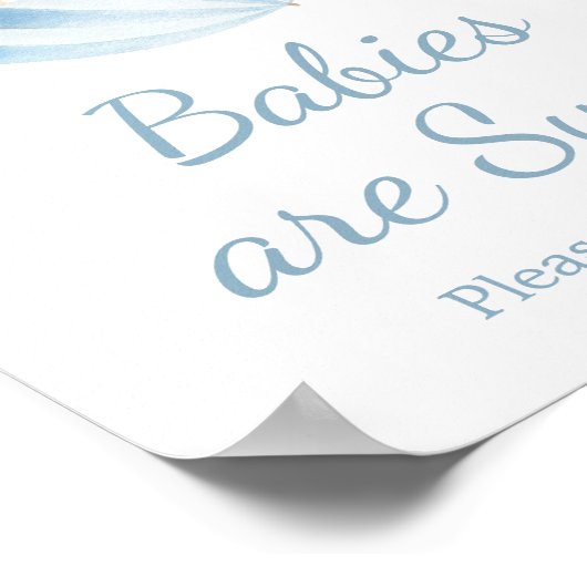 Poster Avril Douche Apporter Mai Fleurs Les bébés sont do (Coin)