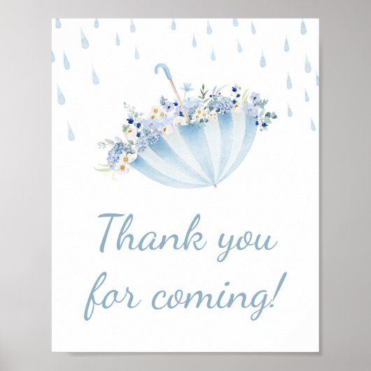 Poster Avril Douche Apporter mai Merci de fleurs pour ven (Devant)