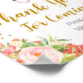 Poster Avril Douches Apporte Mai Merci pour la future Pos (Coin)