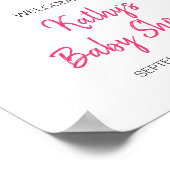 Poster Avril Douches Apportent Mai Baby shower Fleur Accu (Coin)