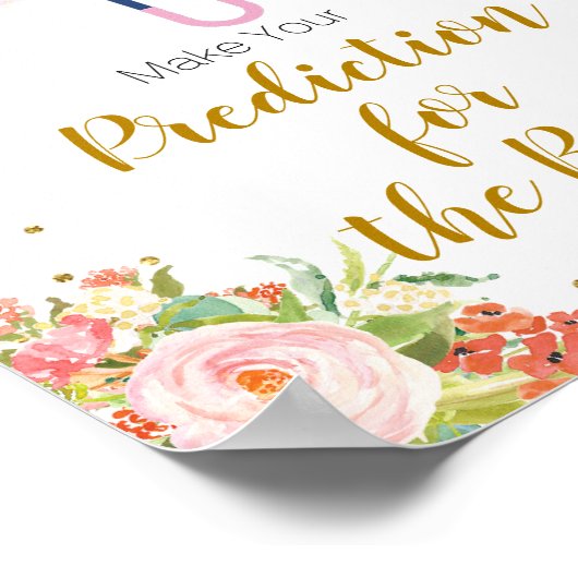 Poster Avril Douches Apporter mai Fleur prédiction pour b (Coin)