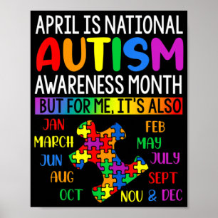 Poster Avril est le mois national de la Sensibilisation s
