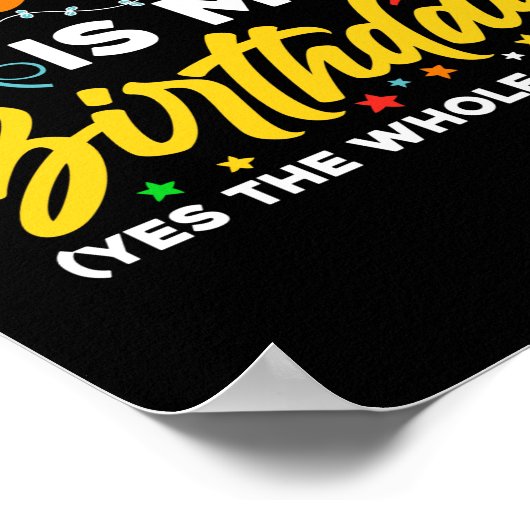 Poster Avril Est Mon Anniversaire Le Mois Entier Avril An (Coin)