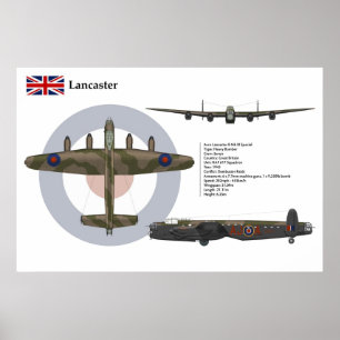 Poster Avro Lancaster BI Special 617 Squadron