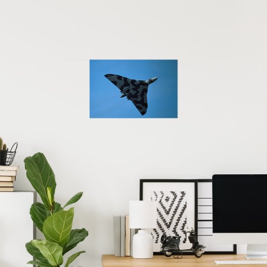 Poster Avro Vulcan B2, XH-558 (Bureau à domicile)