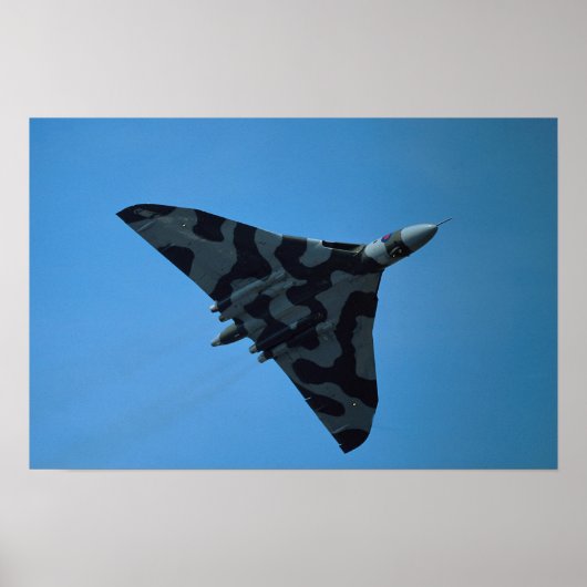 Poster Avro Vulcan B2, XH-558 (Devant)