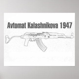 Poster Avtomat Kalashnikova 1947