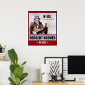 Poster 'Aw Hell, Réélectionnons Herbert Hoover' (Bureau à domicile)