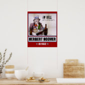 Poster 'Aw Hell, Réélectionnons Herbert Hoover' (Cuisine)