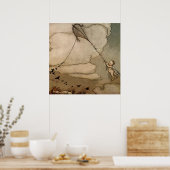 Poster "Away On a Kite" par Arthur Rackham (Cuisine)