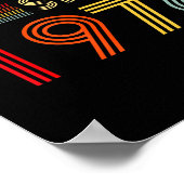 Poster Awesome 50 Birthday Decorations Men 50yr 1976 50th (Coin)